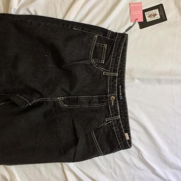 🔴𝗕𝗢𝗚𝗢🔴NWT black jeans size 12 PLT - Picture 10 of 16